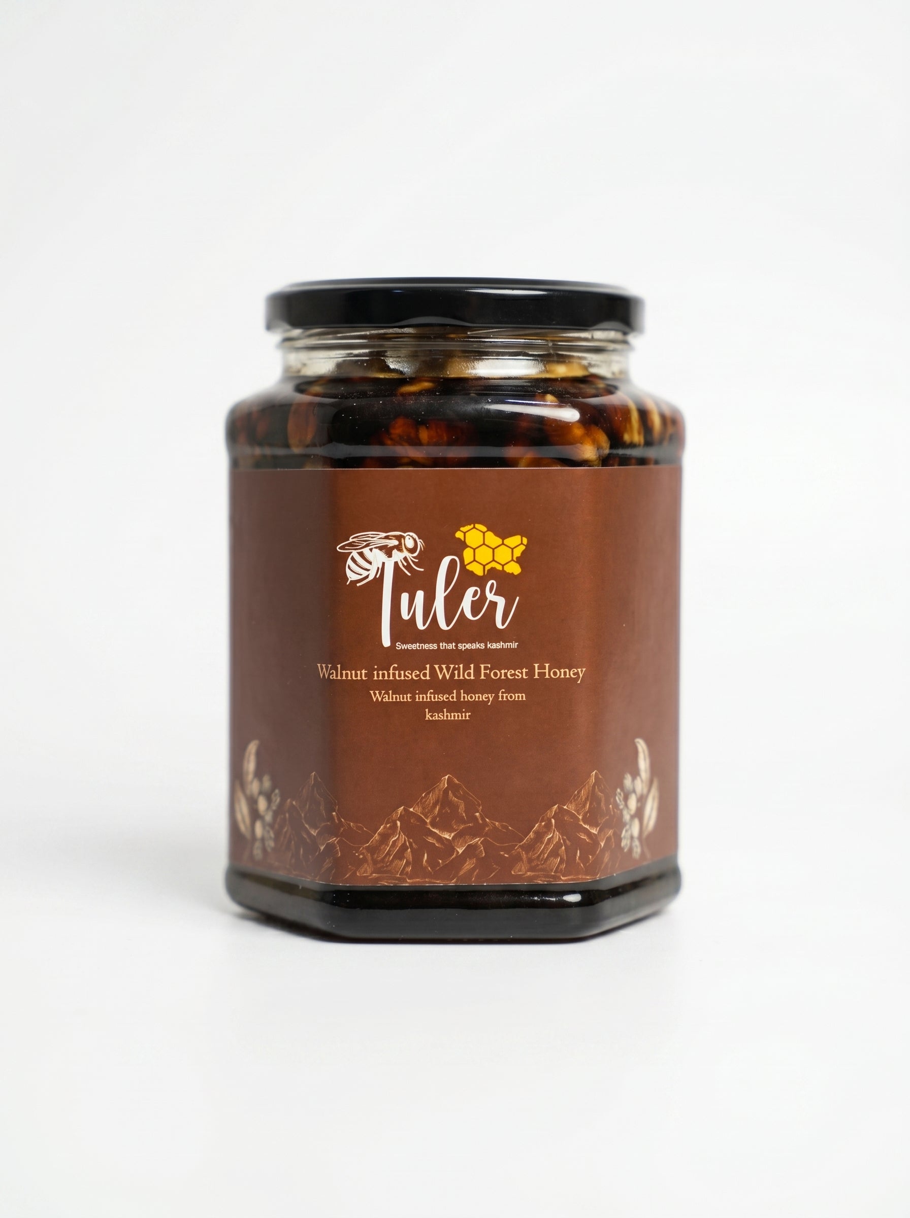 Walnut infused Wild Forest Honey