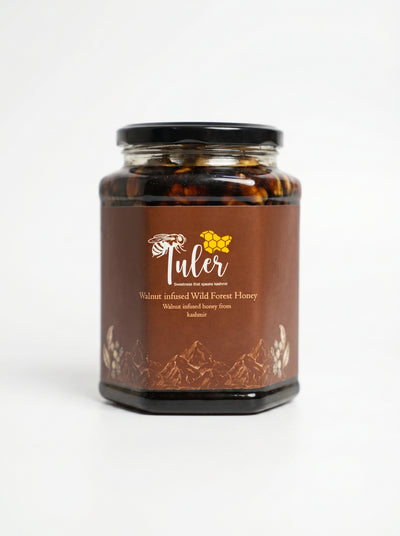 Walnut infused Wild Forest Honey